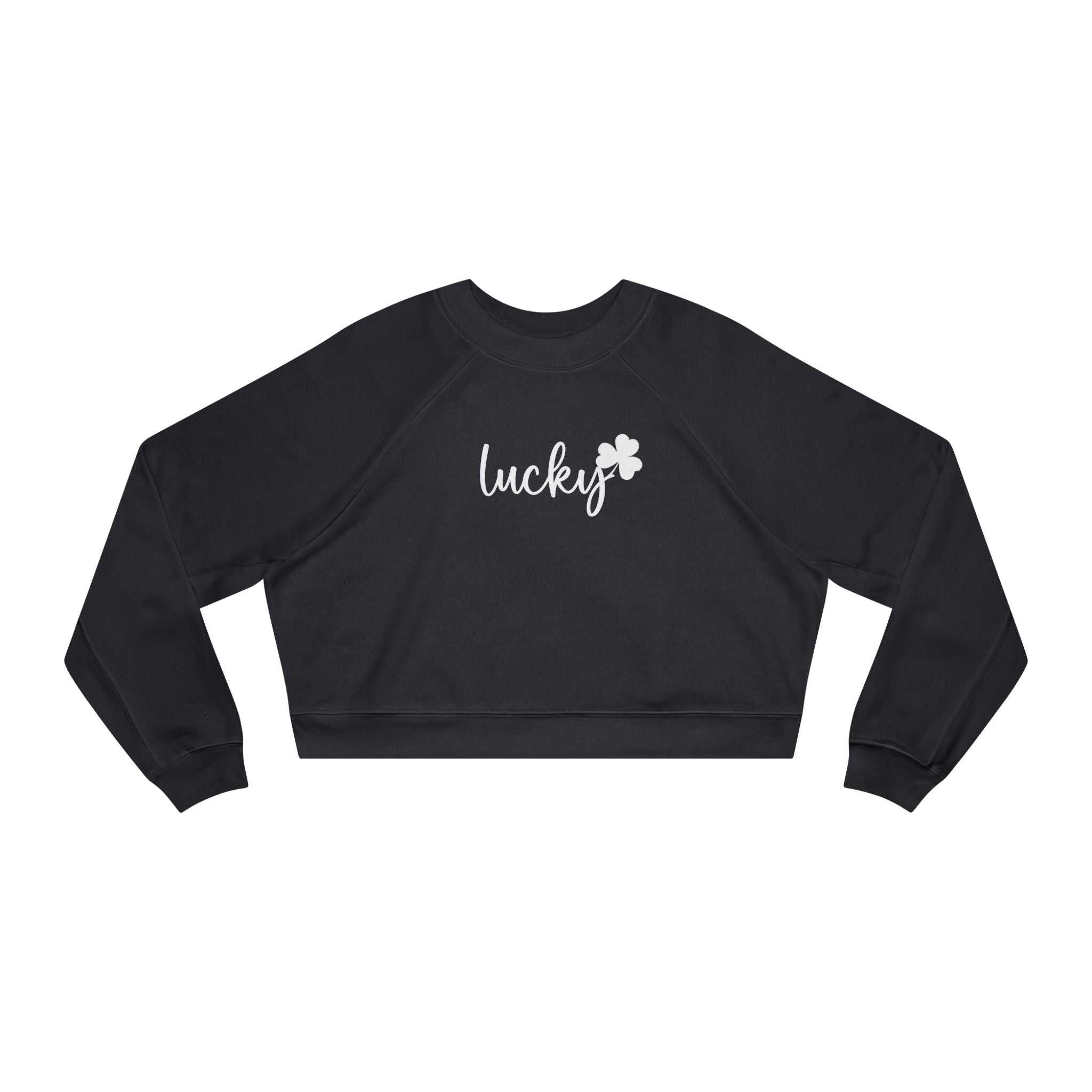 Lucky Cropped Fleece Crewneck