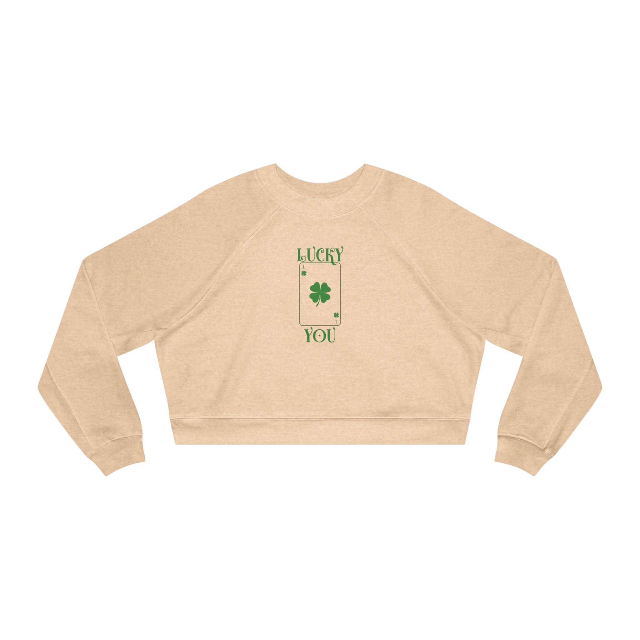 Lucky You Cropped Fleece Crewneck
