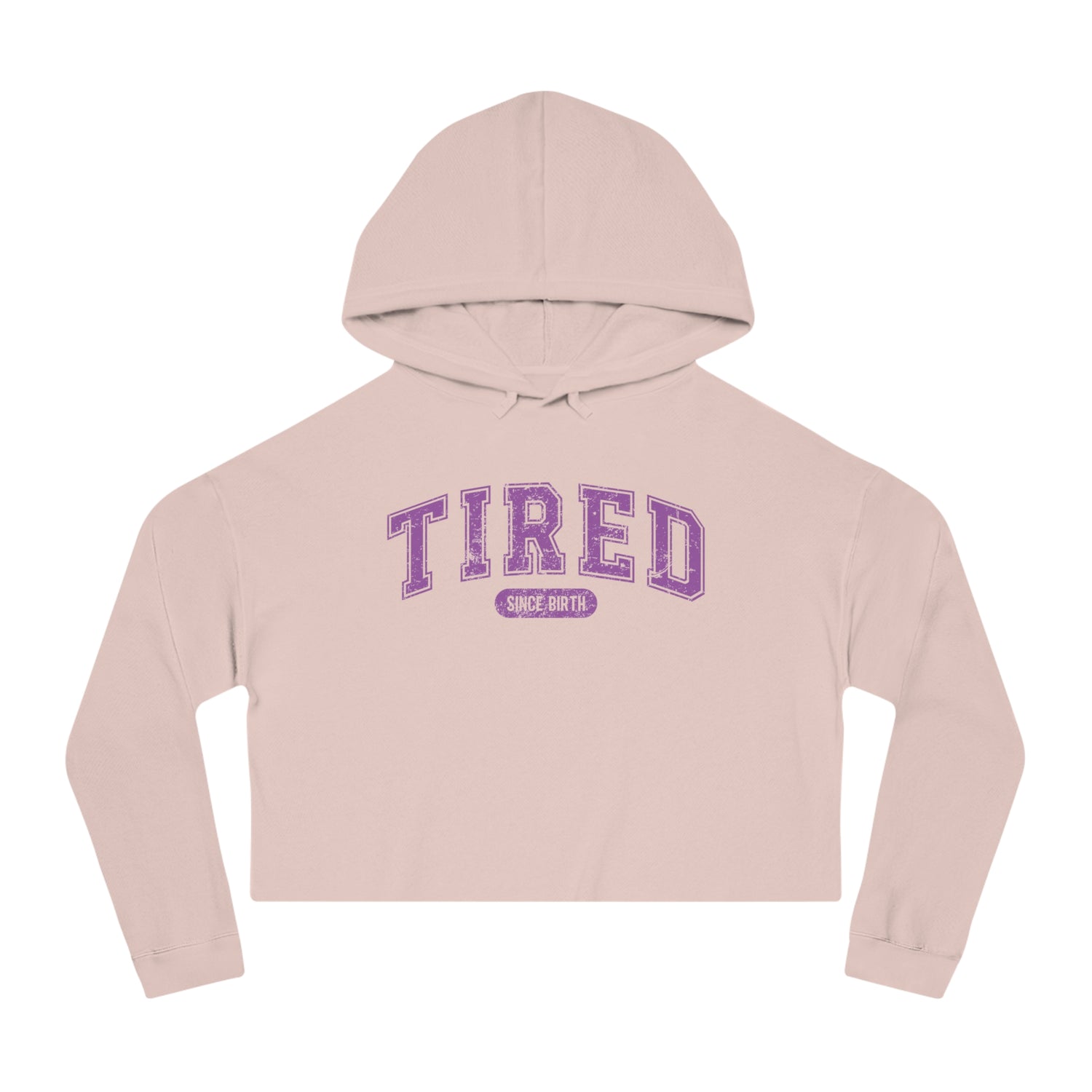 Tired Cropped Hoodie