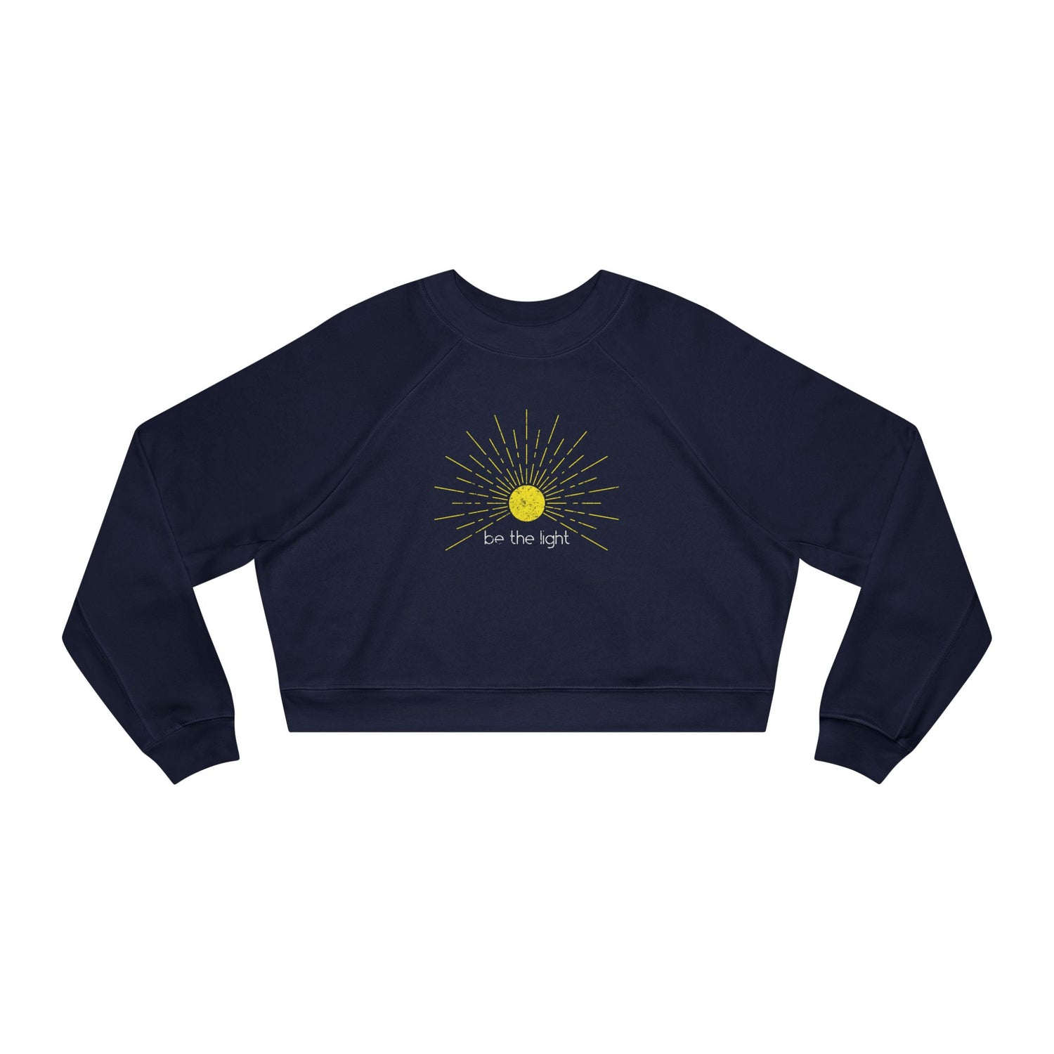 Be The Light Cropped Fleece Crewneck