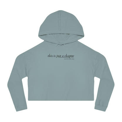 This is Just a Chapter Cropped Hoodie