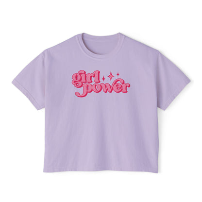 Girl Power Cropped Boxy Tee