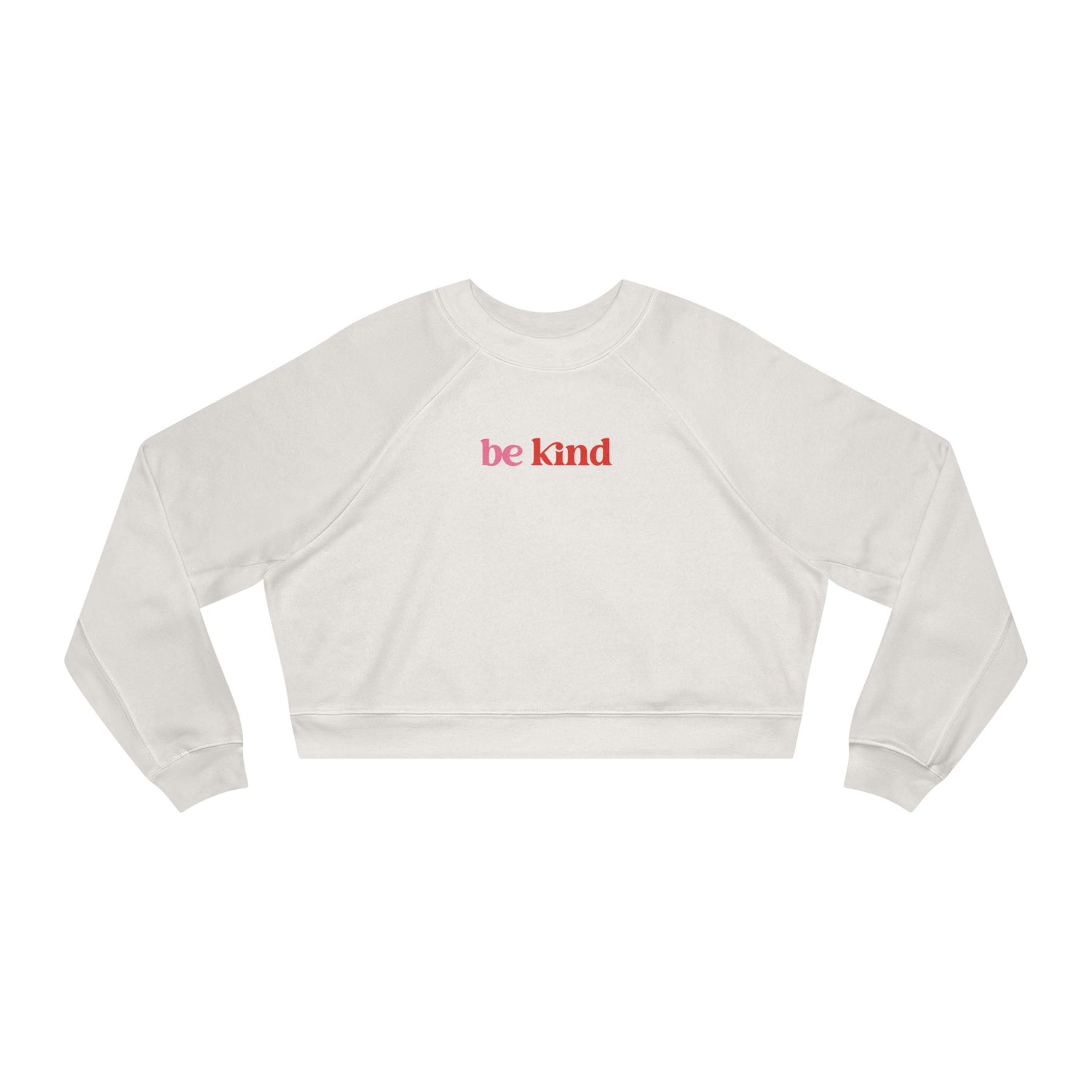 Be Kind Cropped Fleece Crewneck