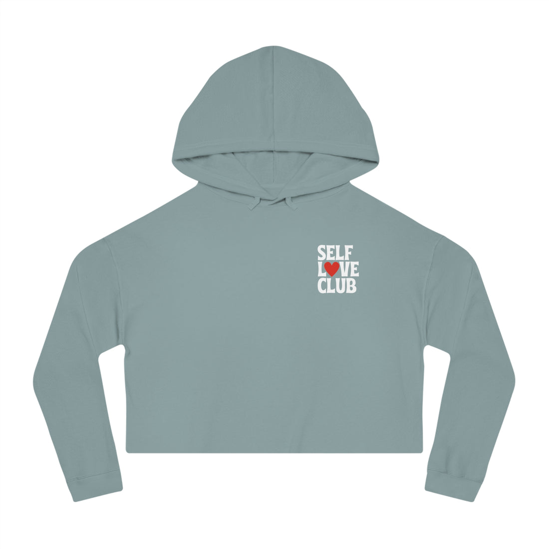 Self Love Club Cropped Hoodie