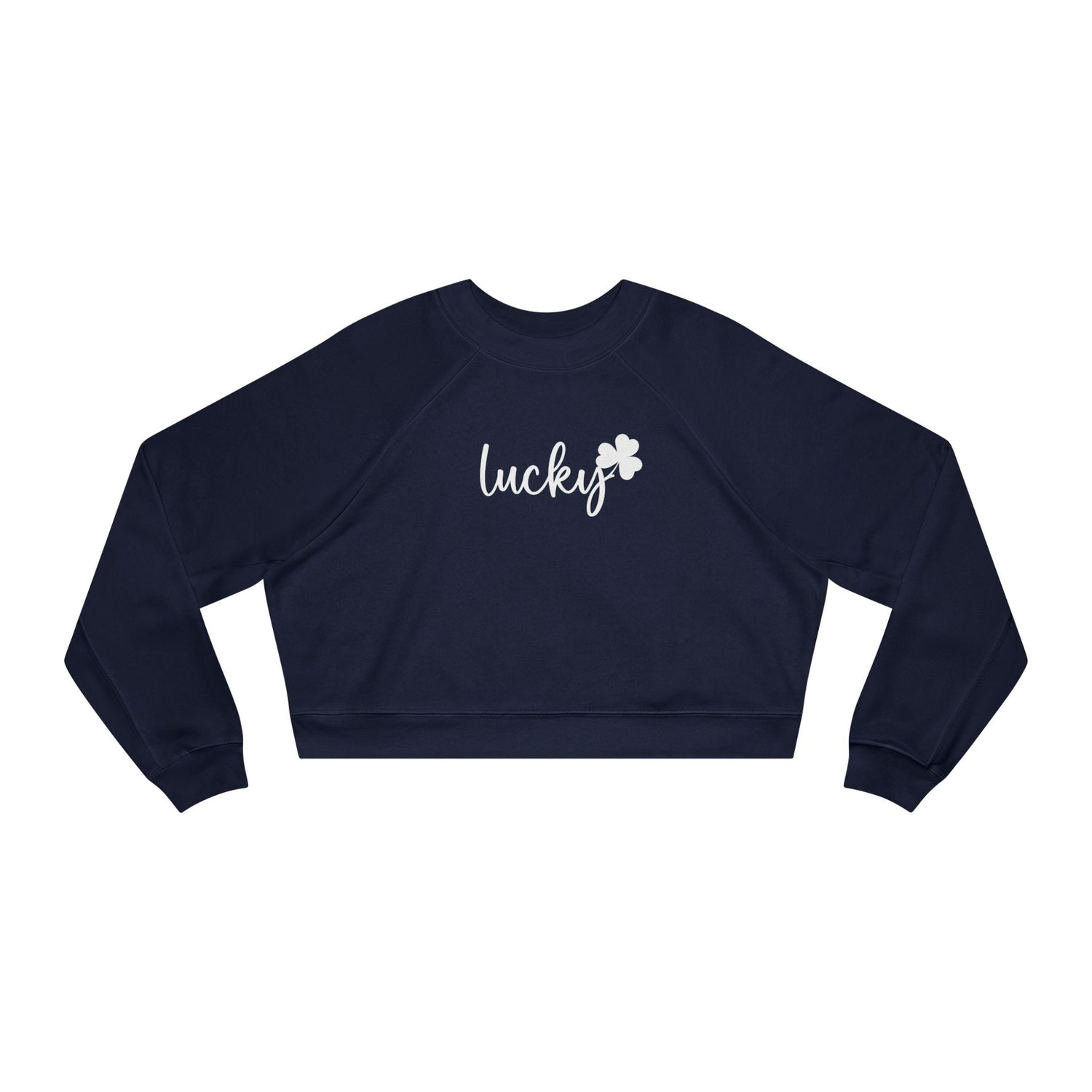 Lucky Cropped Fleece Crewneck