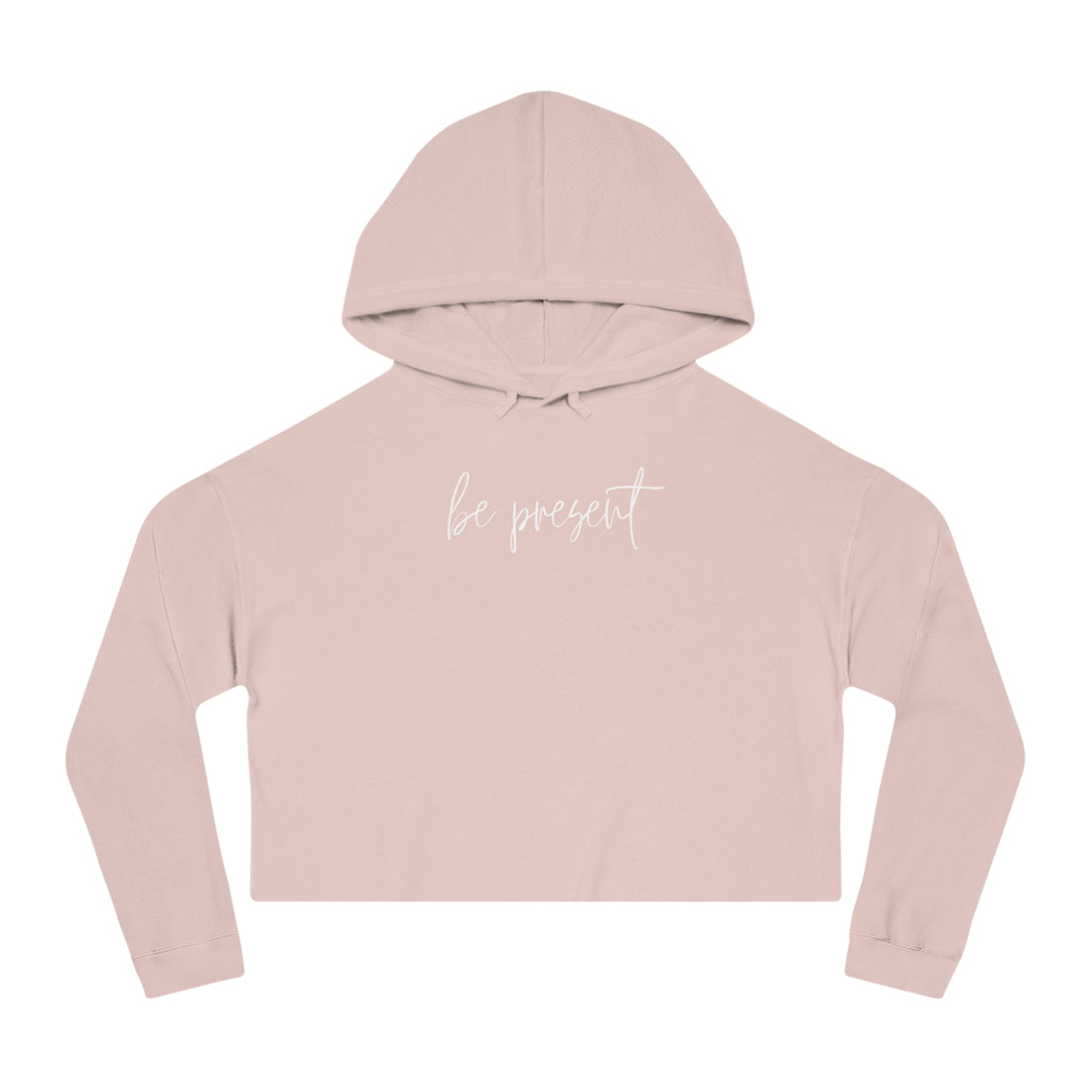 Be Present Cropped Hoodie