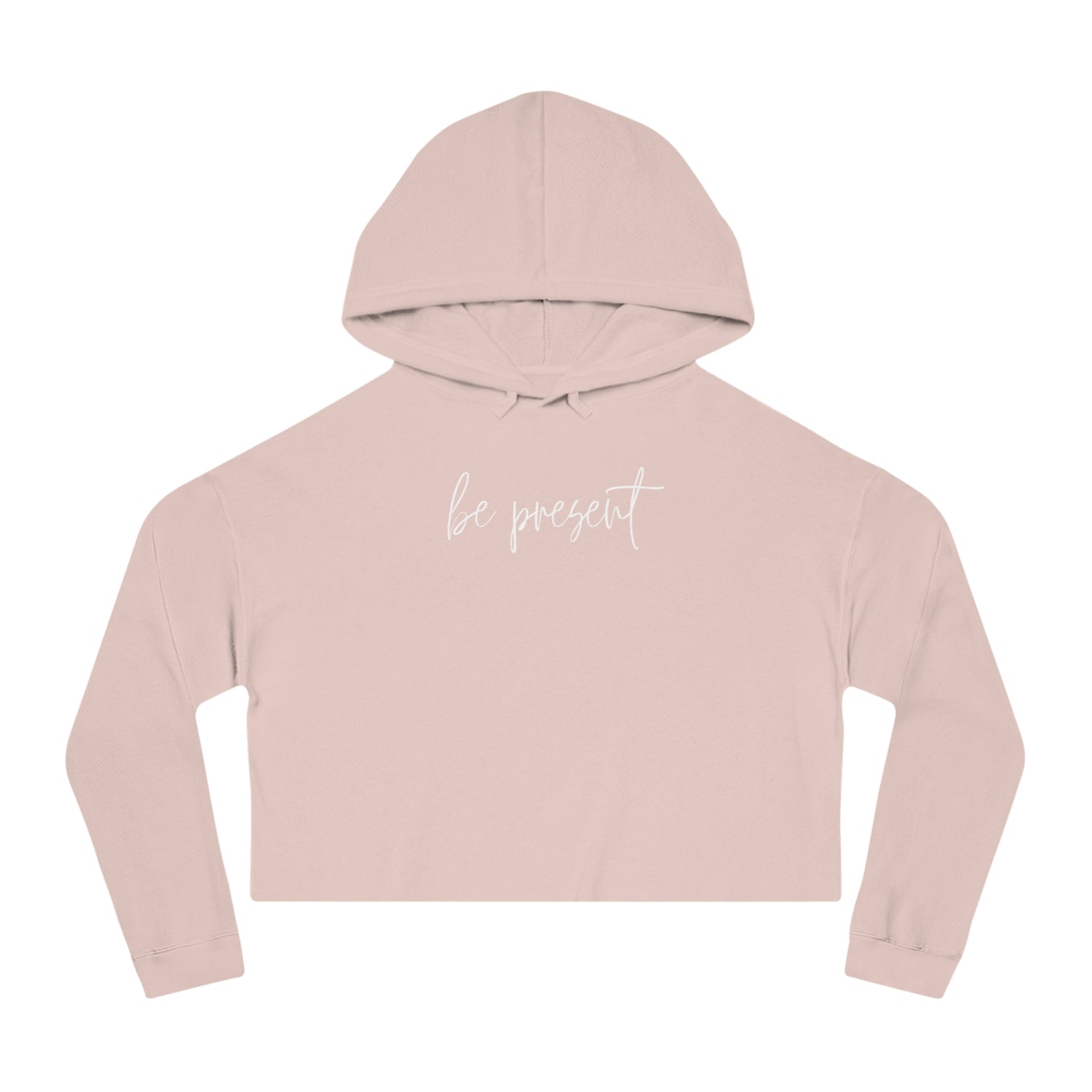 Be Present Cropped Hoodie