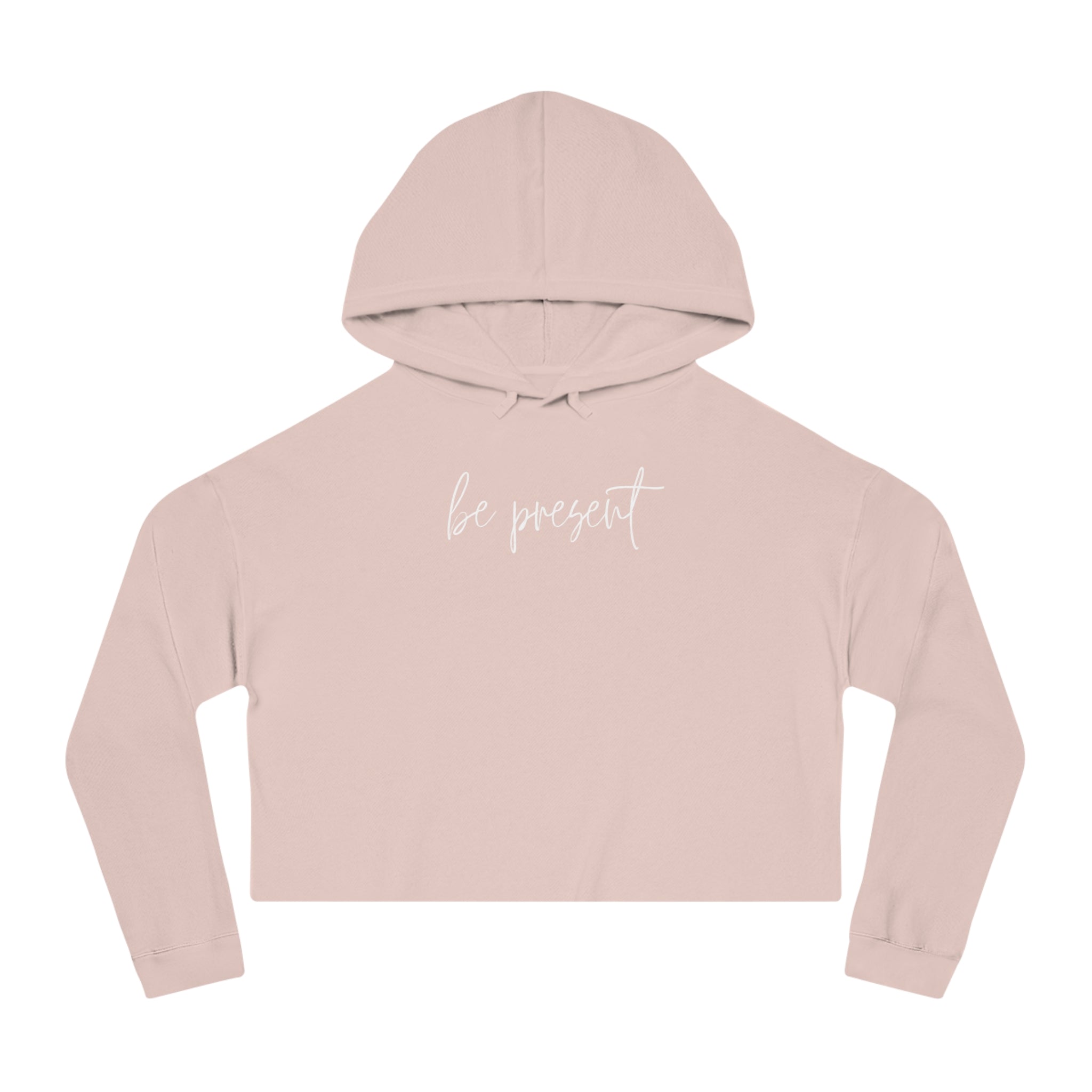 Be Present Cropped Hoodie