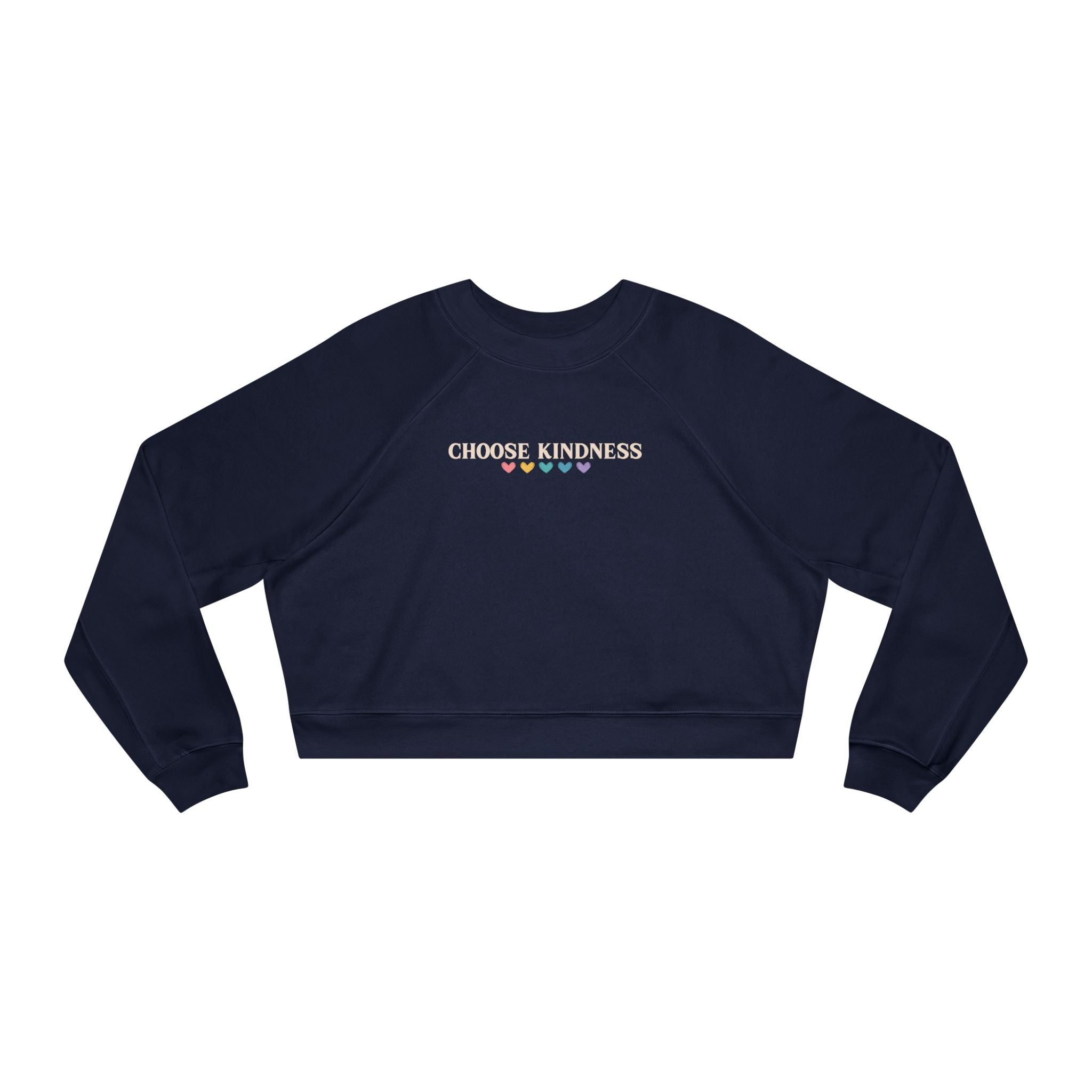 Choose Kindness Cropped Fleece Crewneck