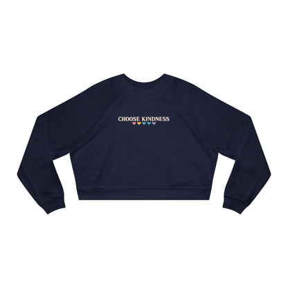 Choose Kindness Cropped Fleece Crewneck