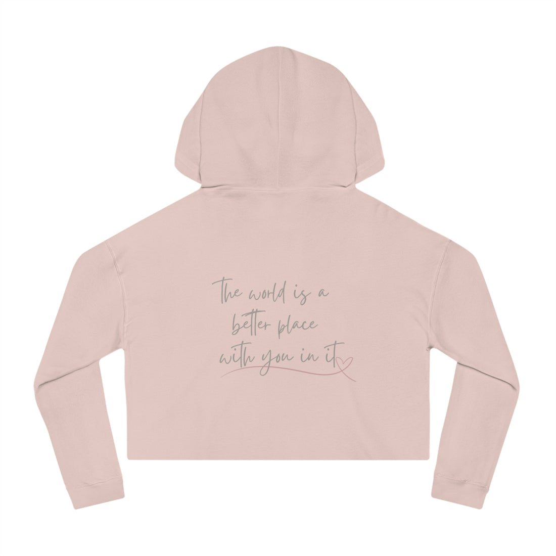 Hey Friend Cropped Hoodie