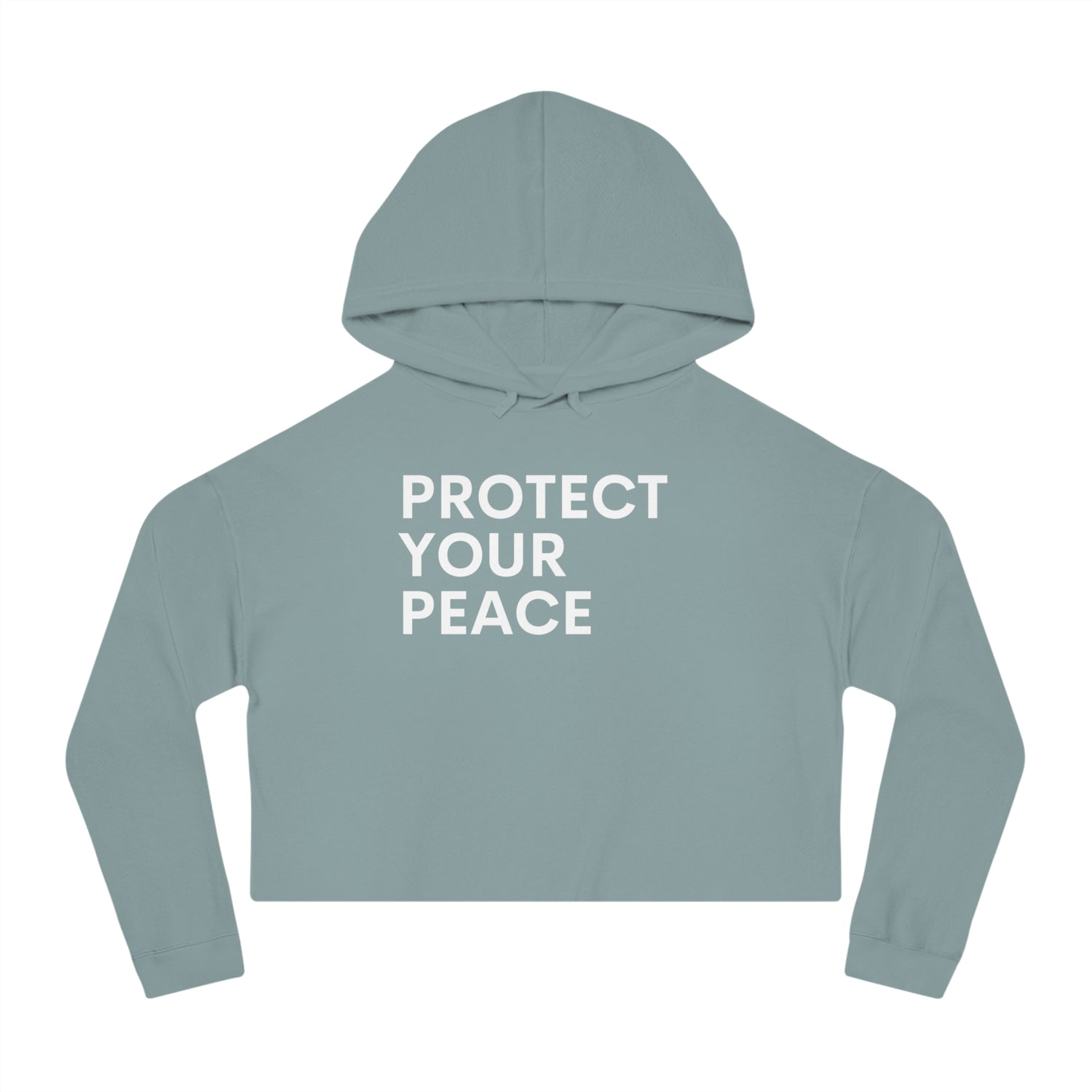 Protect Your Peace Cropped Hoodie