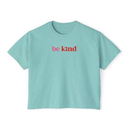 Be Kind Cropped Boxy Tee