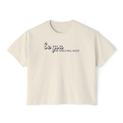 Be You Cropped Boxy Tee