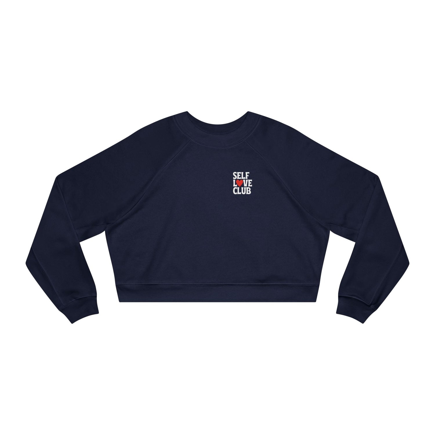 Self Love Club Cropped Fleece Crewneck