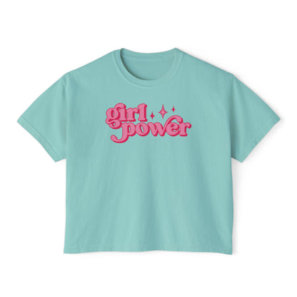 Girl Power Cropped Boxy Tee