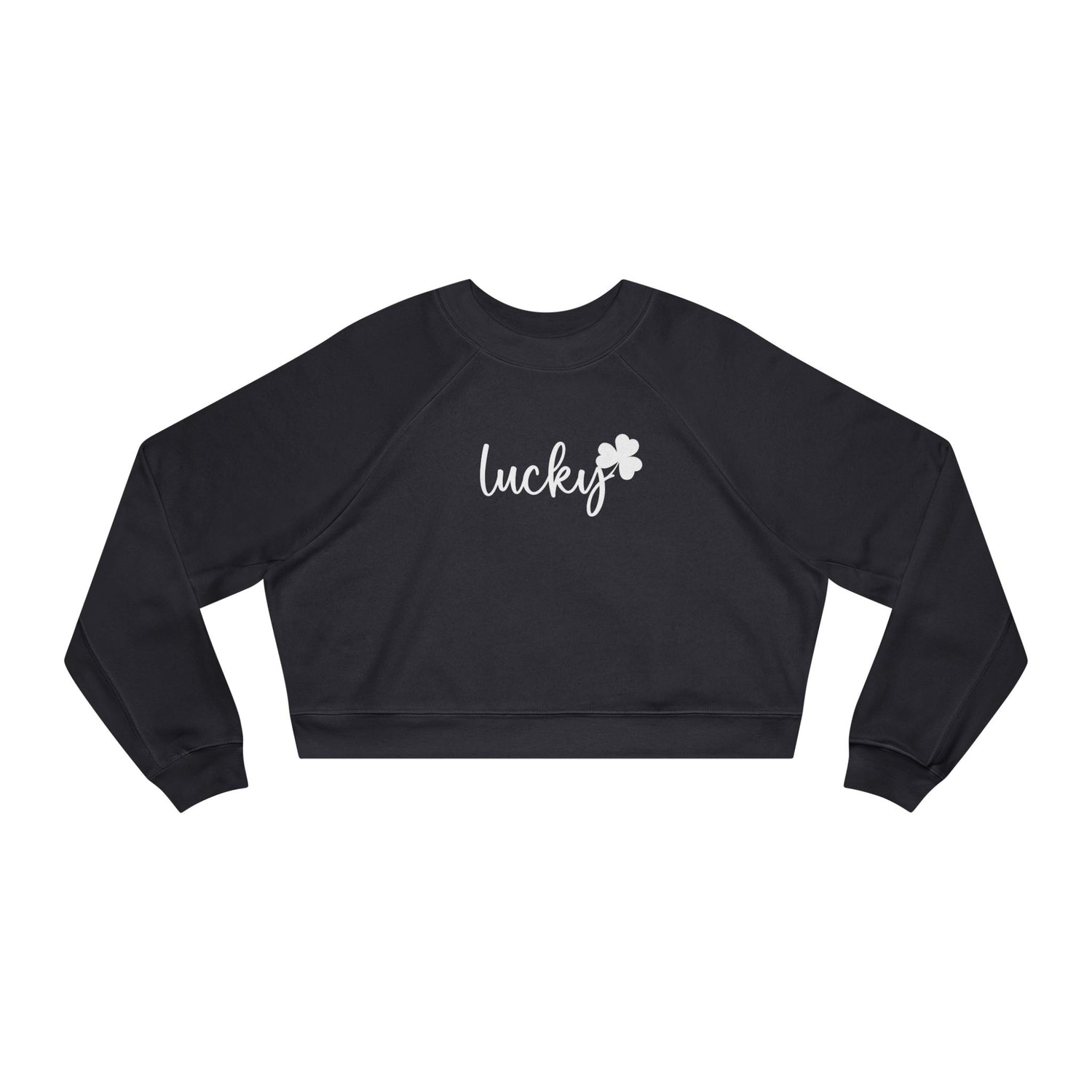 Lucky Cropped Fleece Crewneck