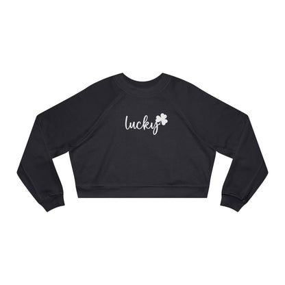 Lucky Cropped Fleece Crewneck