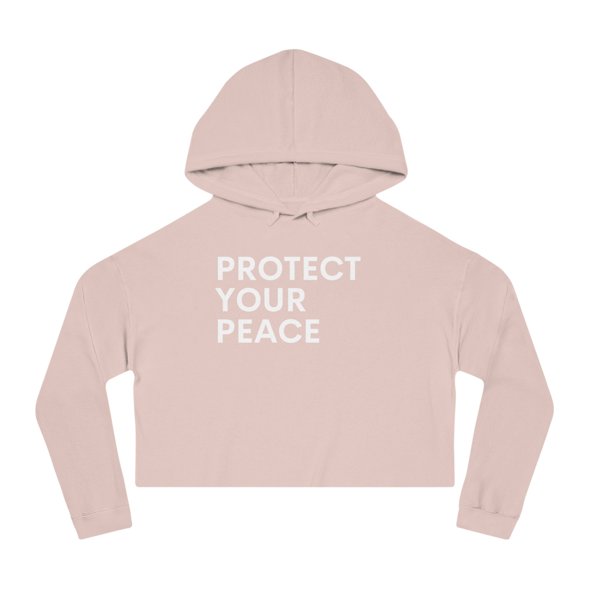 Protect Your Peace Cropped Hoodie