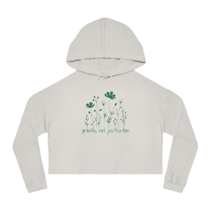 Growth, Not Perfection Cropped Hoodie