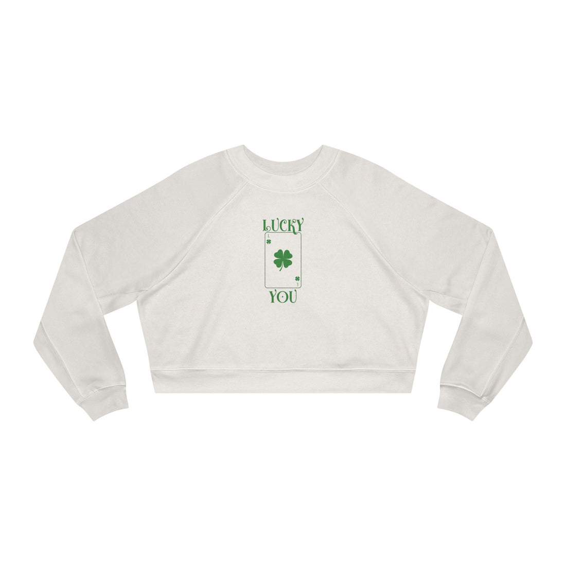 Lucky You Cropped Fleece Crewneck