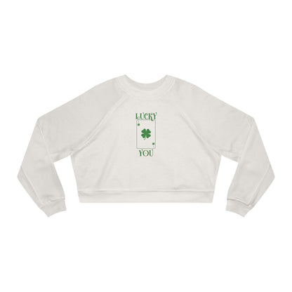 Lucky You Cropped Fleece Crewneck