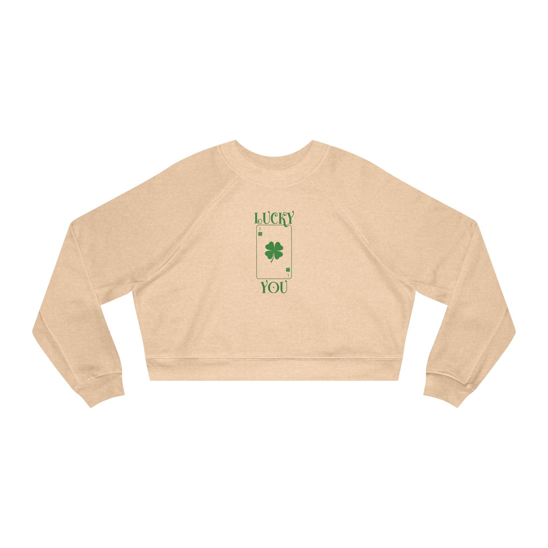 Lucky You Cropped Fleece Crewneck