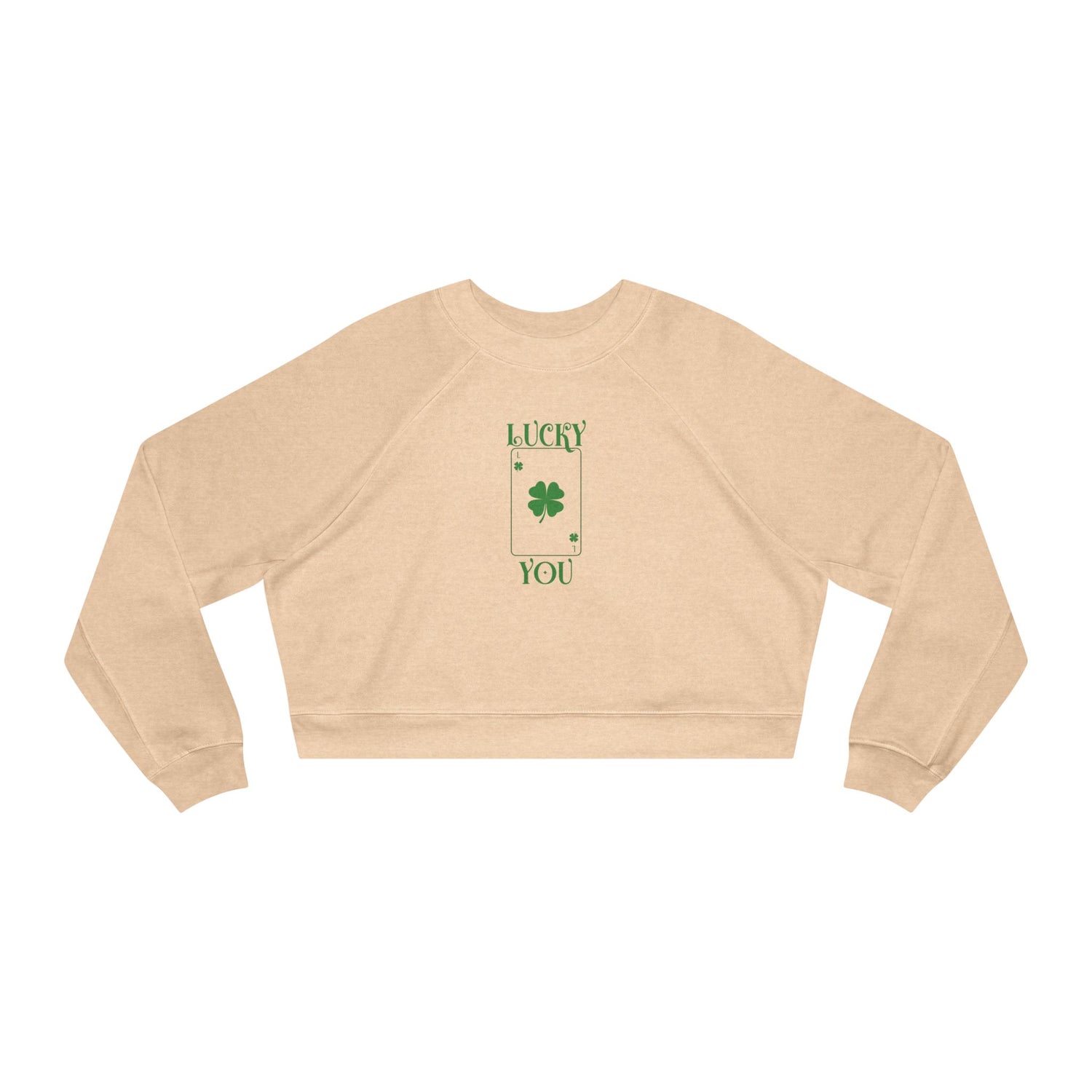 Lucky You Cropped Fleece Crewneck