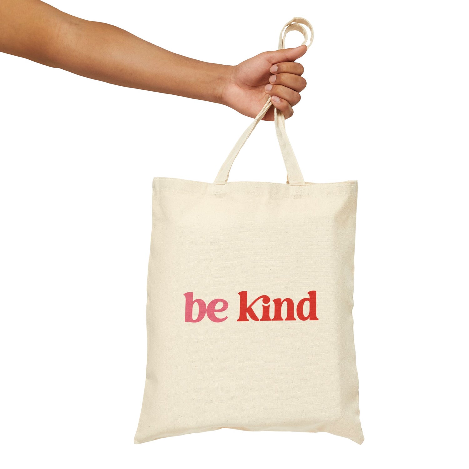 Be Kind Cotton Canvas Tote Bag