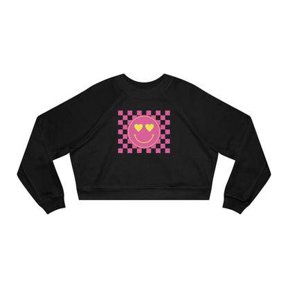 Heart Happy Cropped Fleece Crewneck