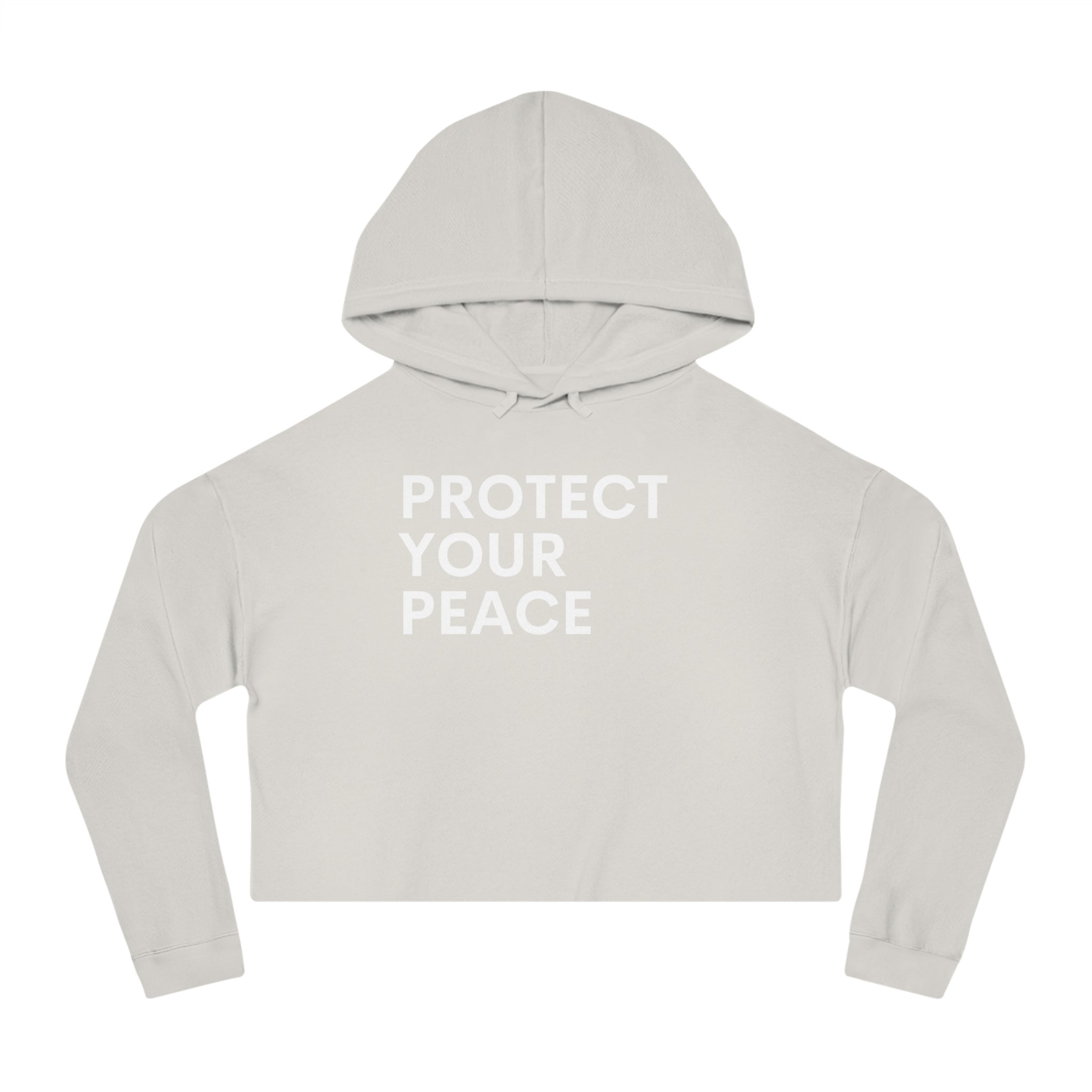 Protect Your Peace Cropped Hoodie