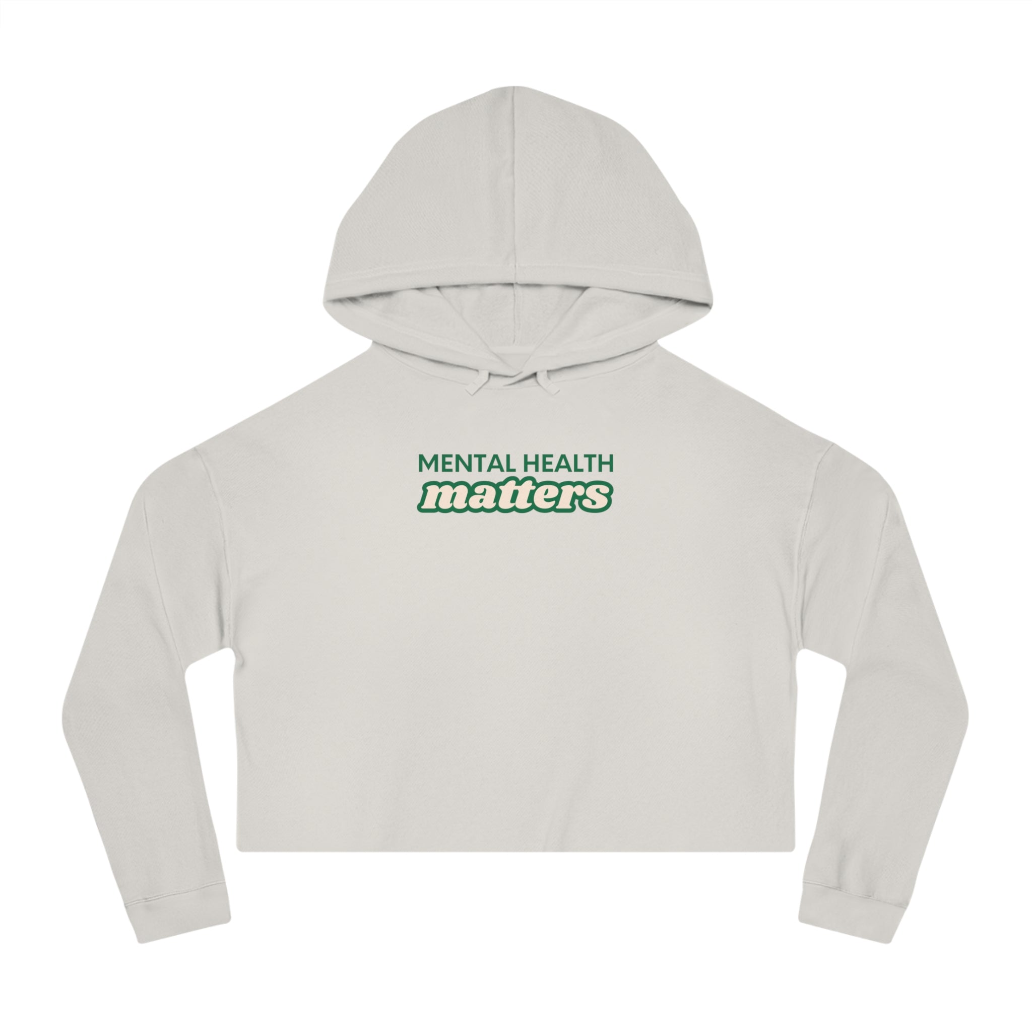 Mental Health Matters Cropped Hoodie