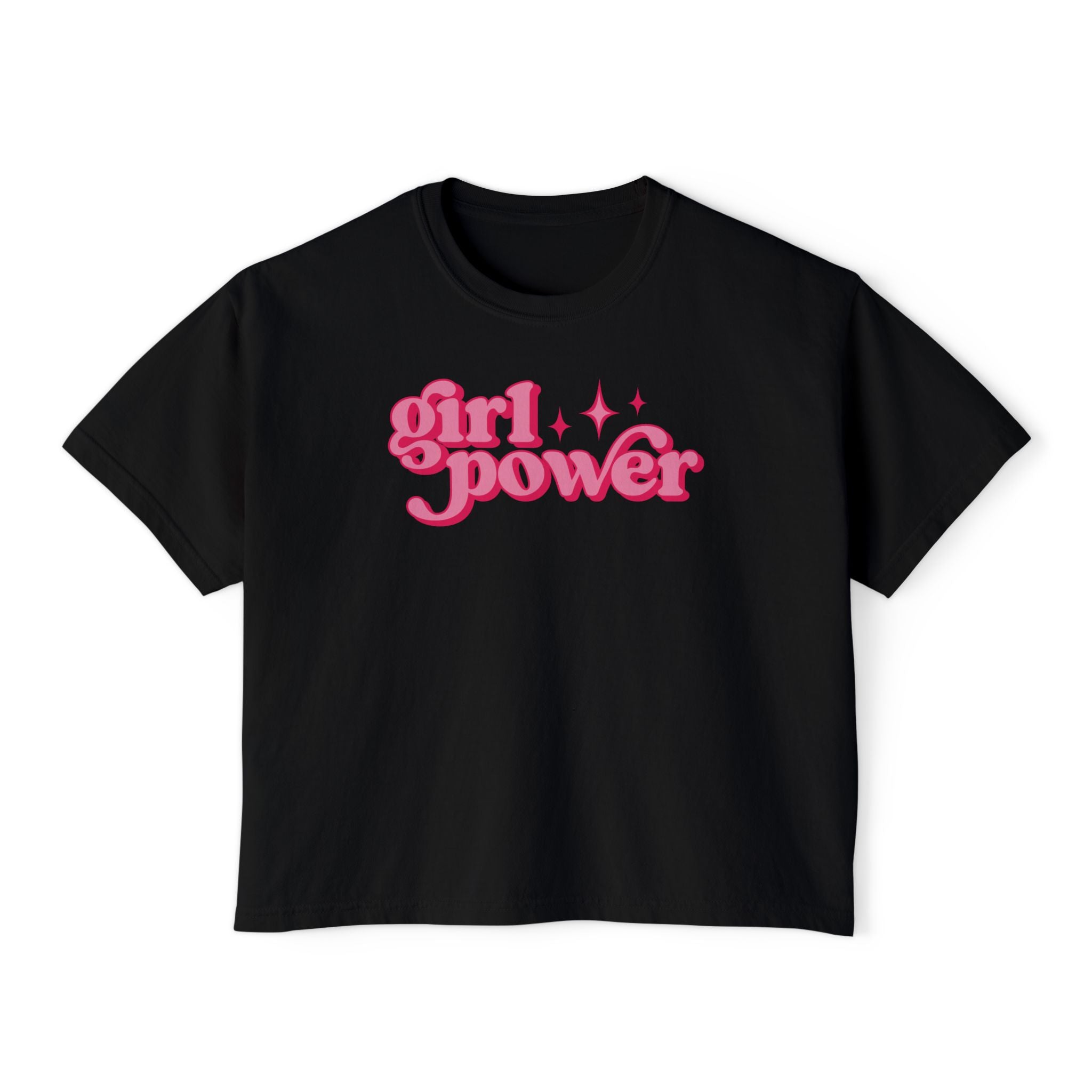 Girl Power Cropped Boxy Tee