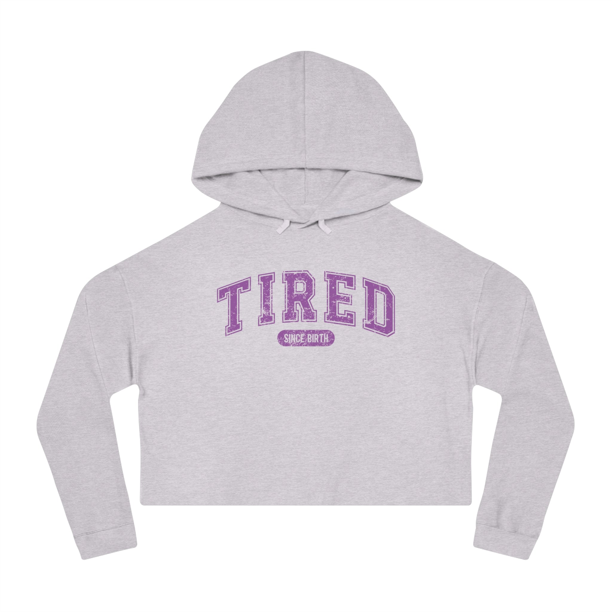 Tired Cropped Hoodie