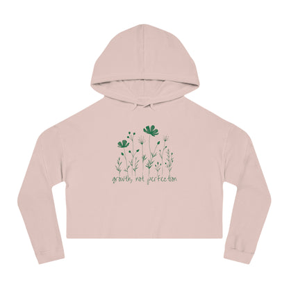 Growth, Not Perfection Cropped Hoodie