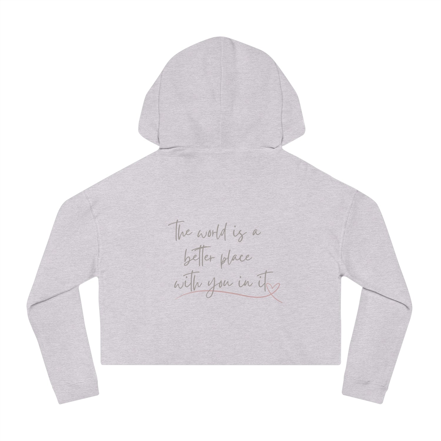 Hey Friend Cropped Hoodie