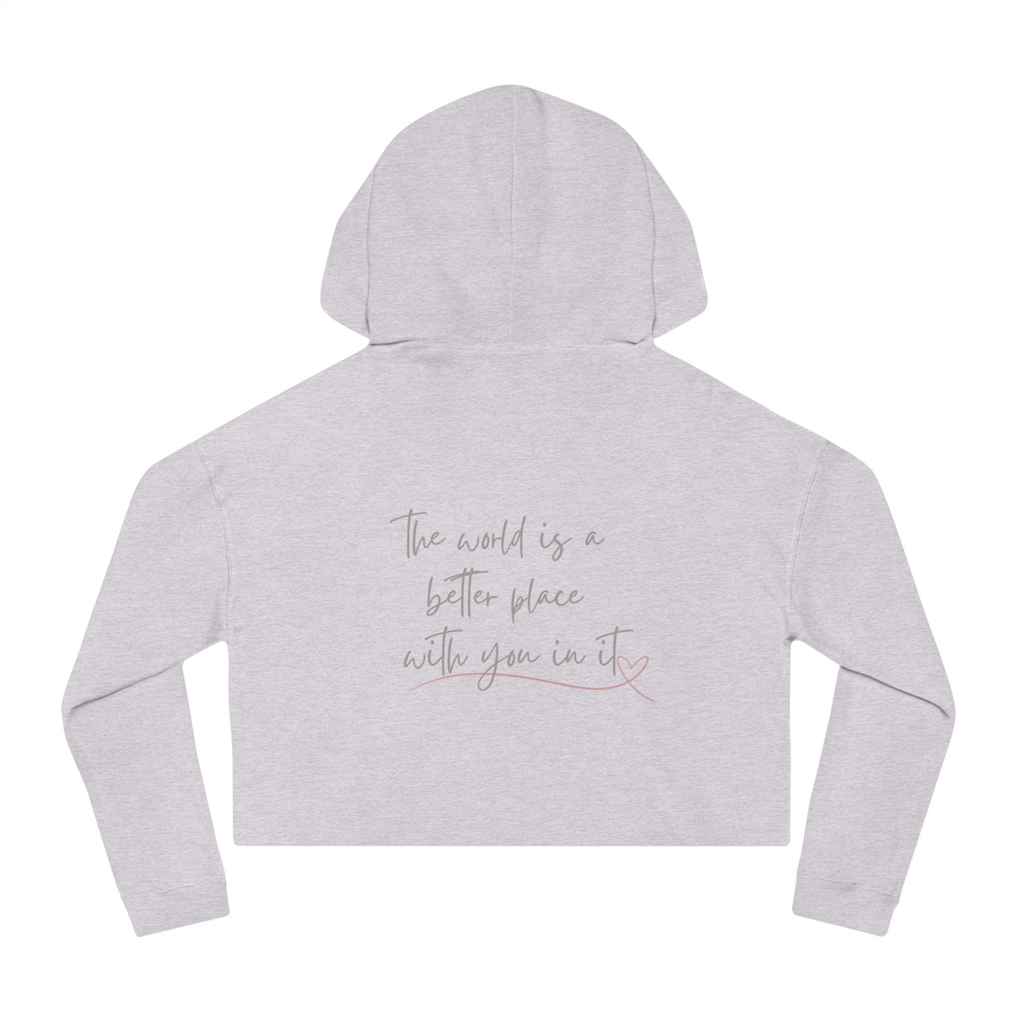 Hey Friend Cropped Hoodie