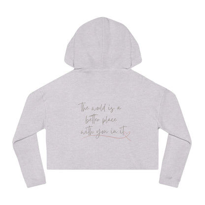 Hey Friend Cropped Hoodie