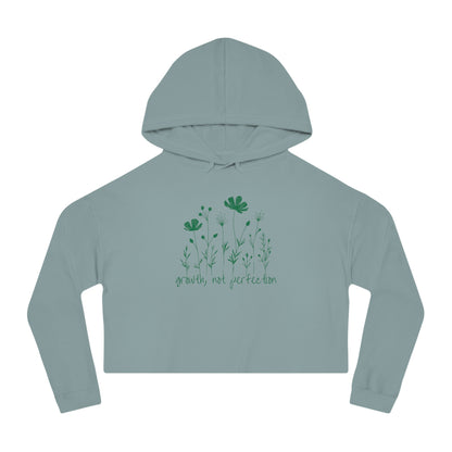 Growth, Not Perfection Cropped Hoodie