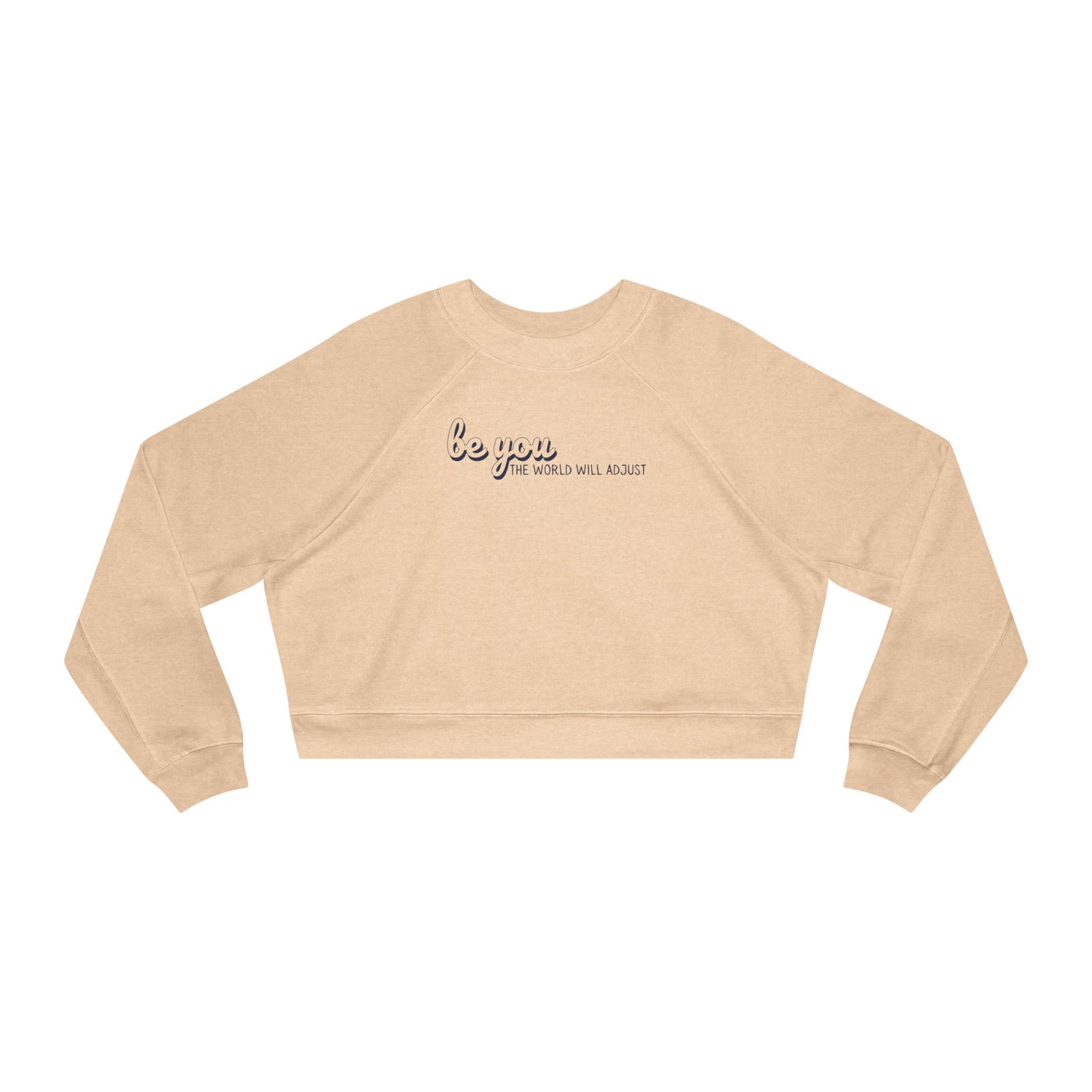 Be You Cropped Fleece Crewneck