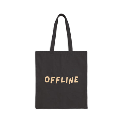 Offline Cotton Canvas Tote Bag