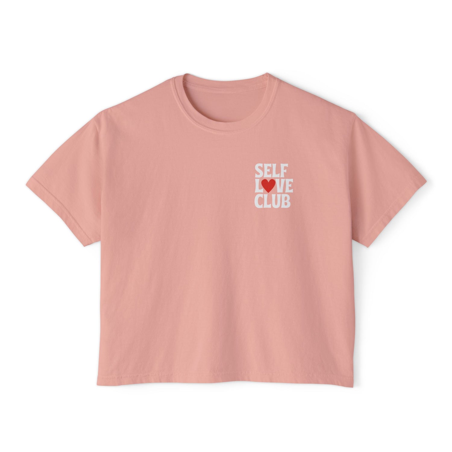 Self Love Club Cropped Boxy Tee