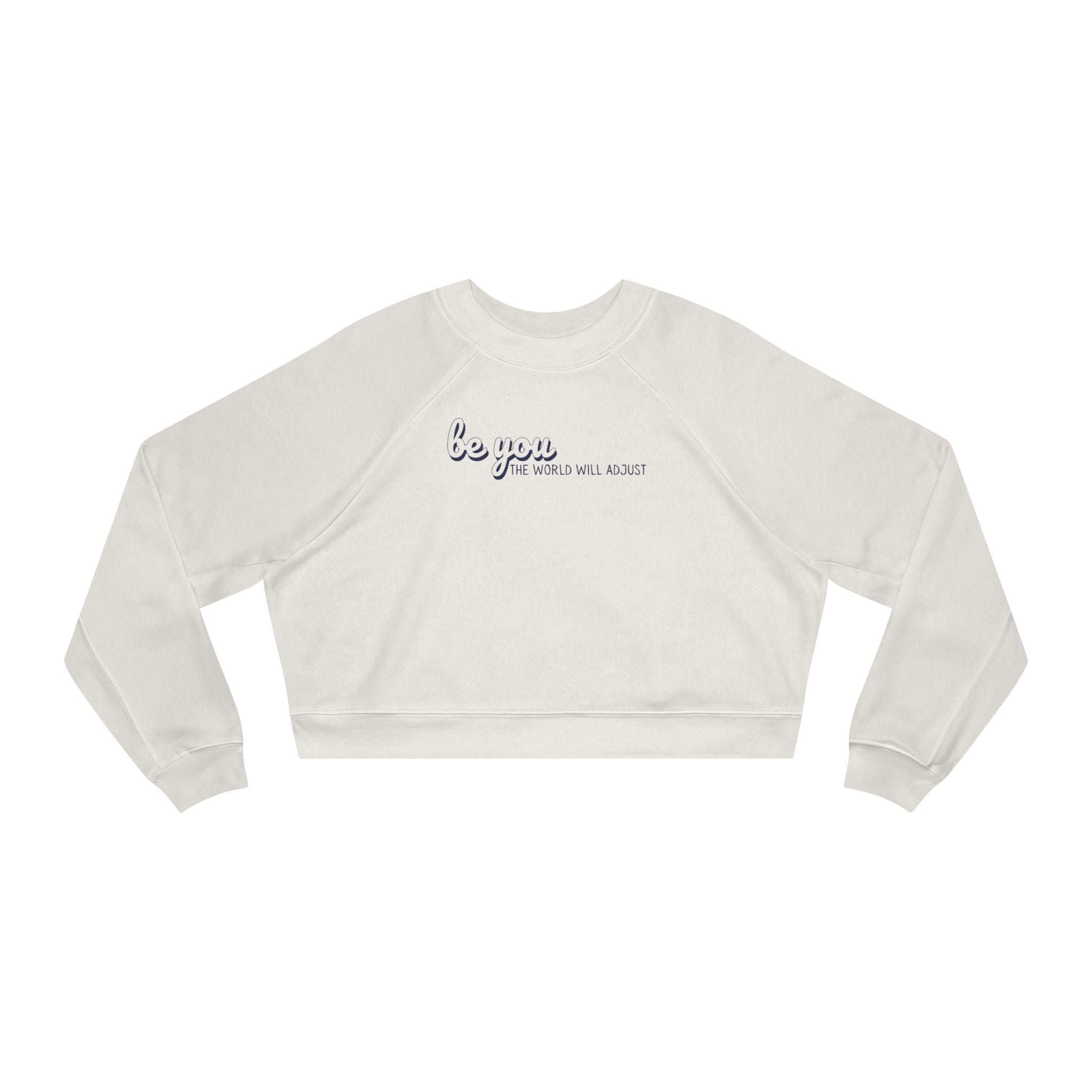 Be You Cropped Fleece Crewneck