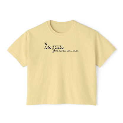 Be You Cropped Boxy Tee