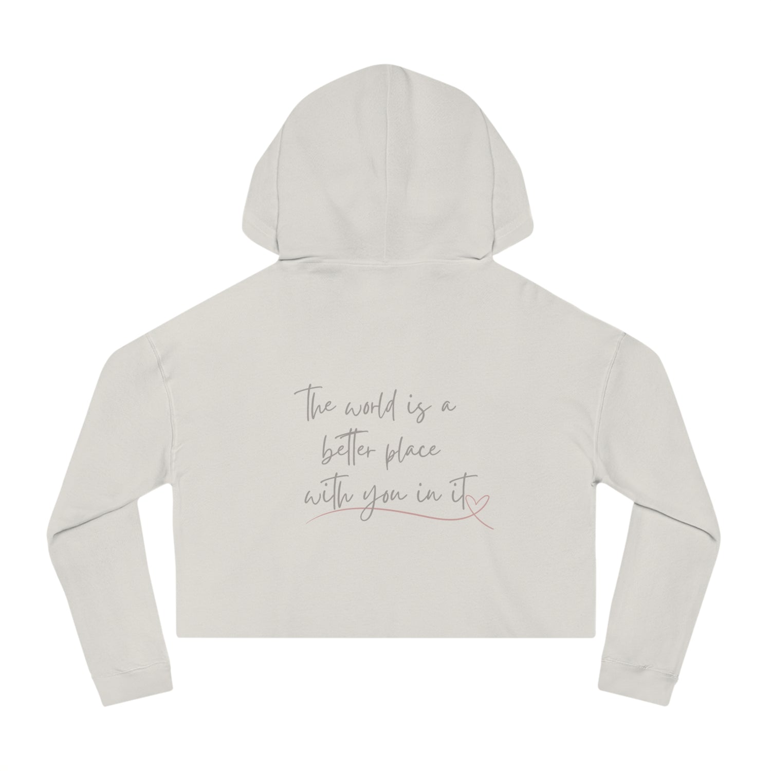 Hey Friend Cropped Hoodie