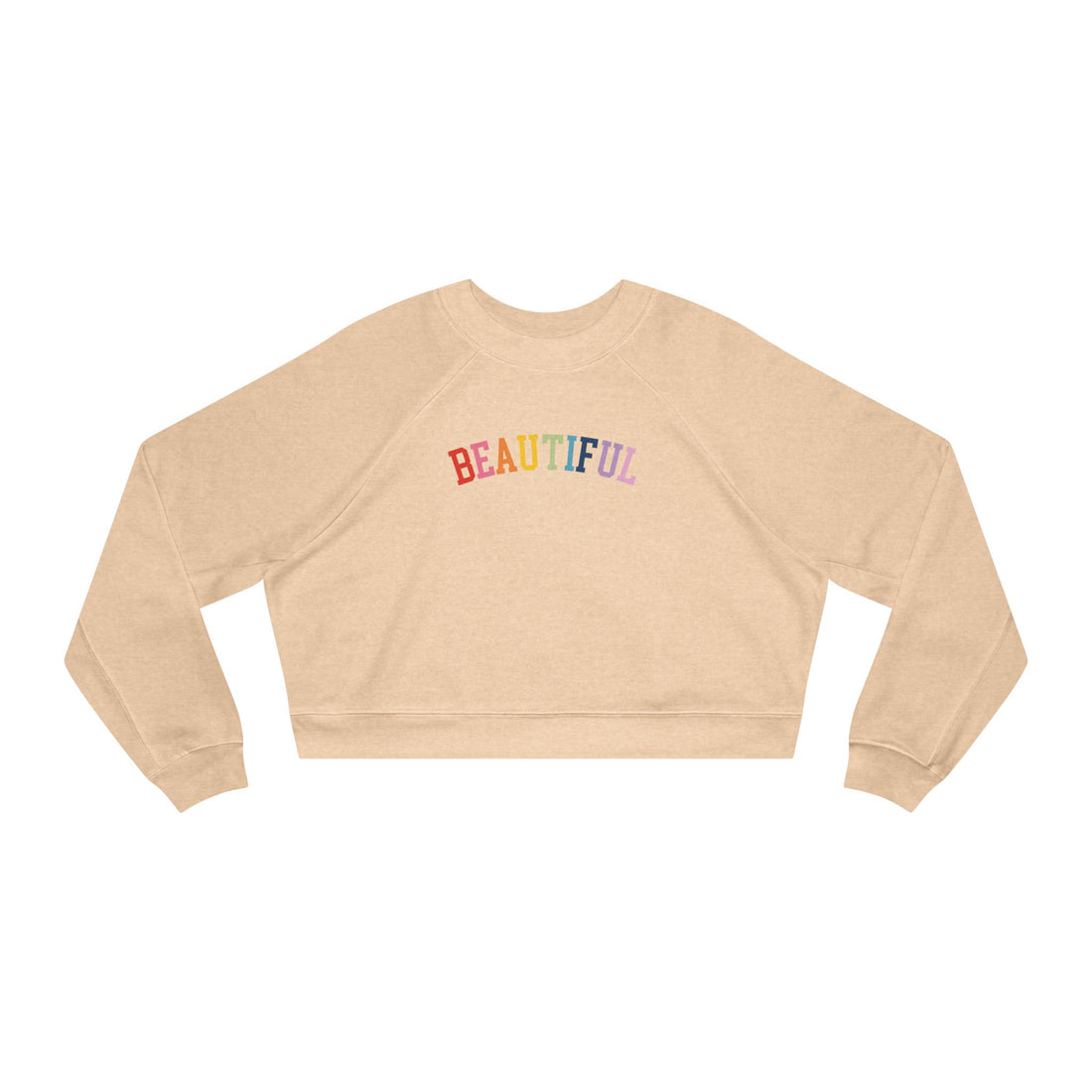 Beautifully Bold Cropped Fleece Crewneck