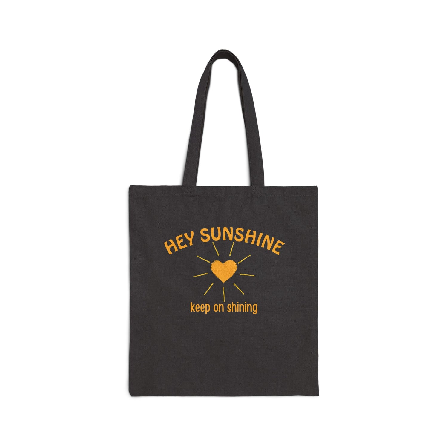 Hey Sunshine Cotton Canvas Tote Bag