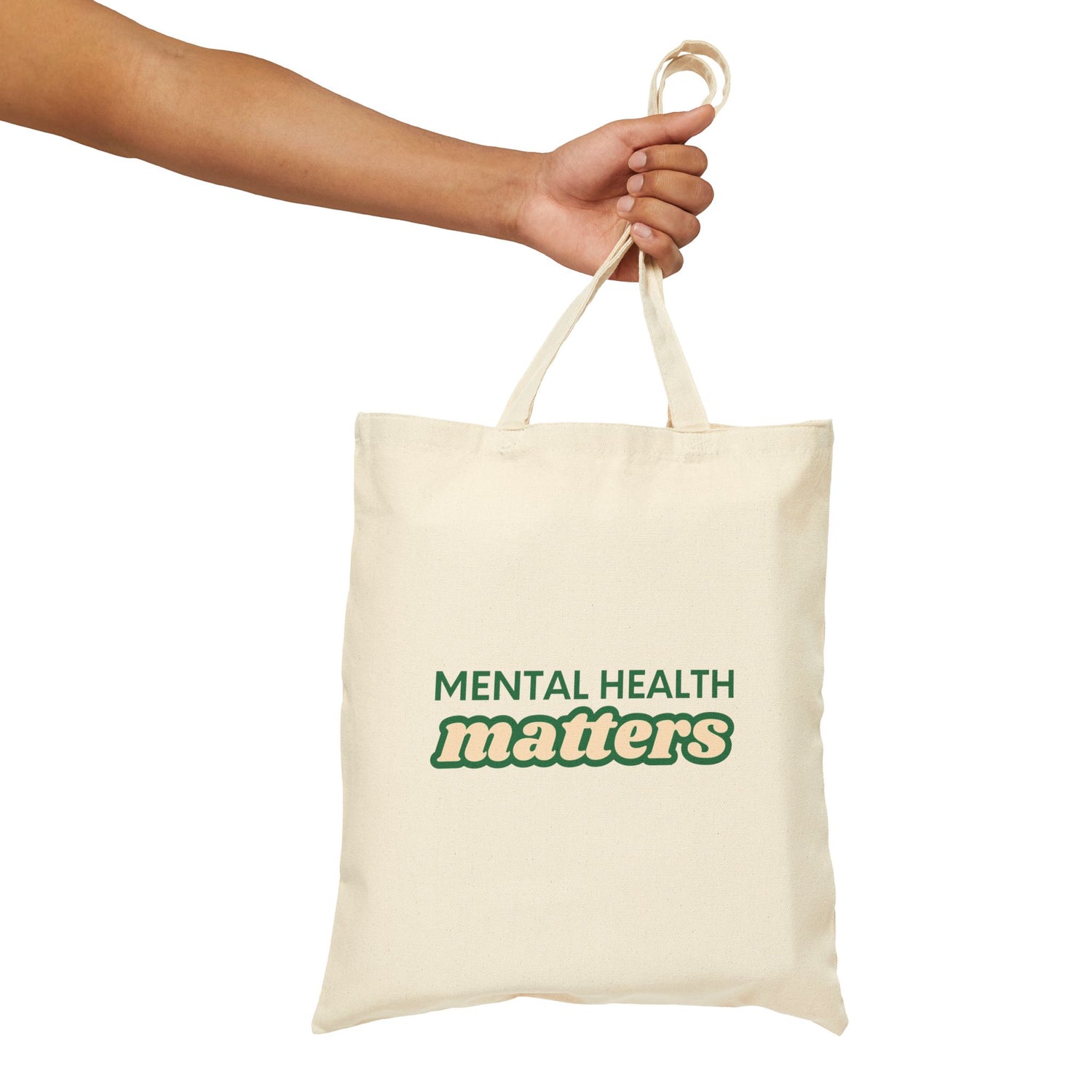 Mental Health Matters Cotton Canvas Tote Bag