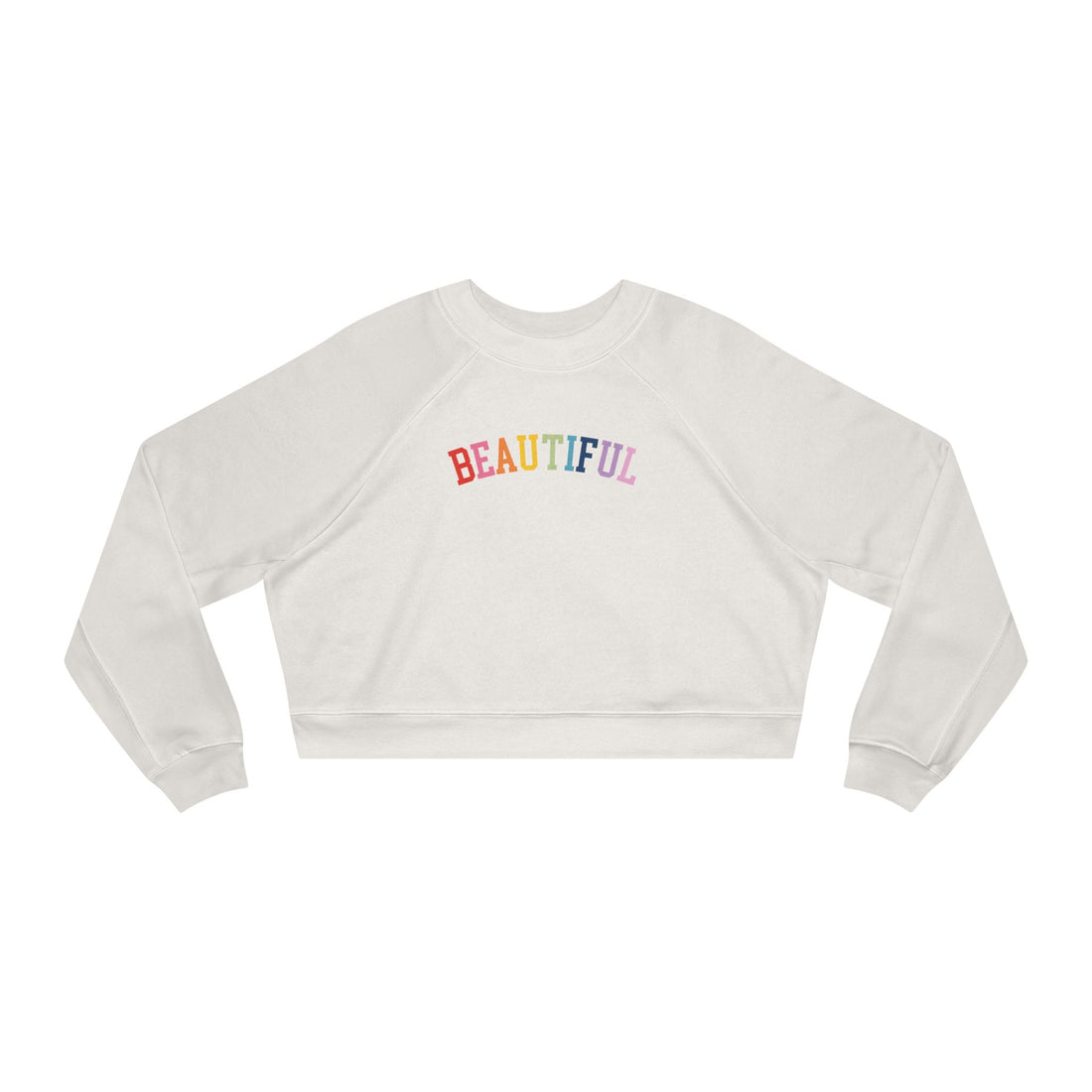 Beautifully Bold Cropped Fleece Crewneck