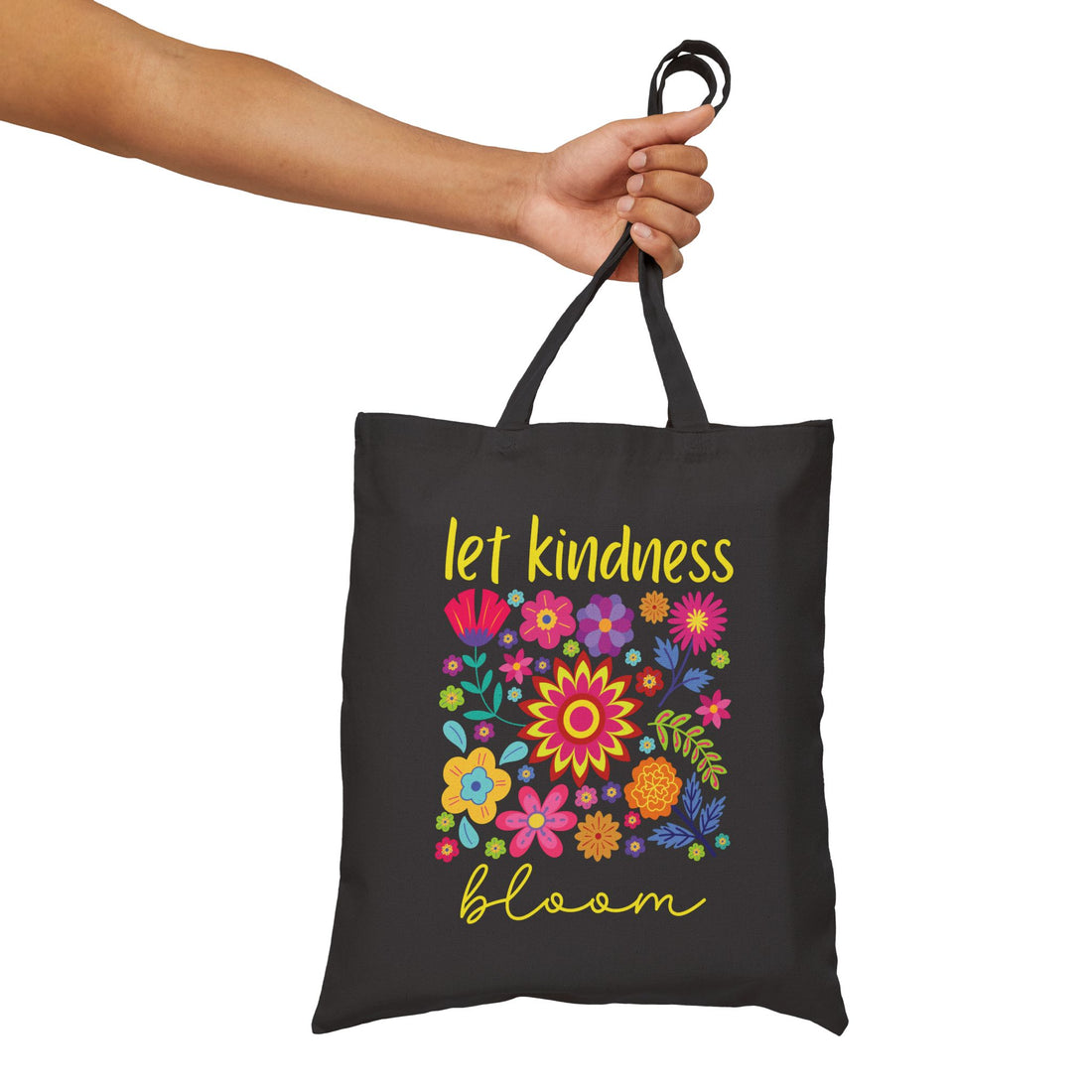 Let Kindness Bloom Canvas Tote Bag